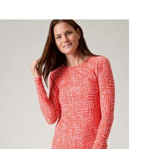 Athleta Women’s size Small Hudson Red Point Break Rashguard